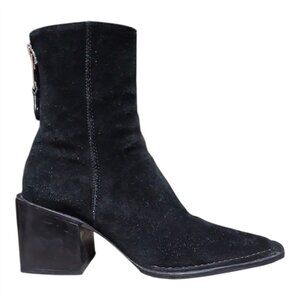 ALEXANDER WANG | Parker Suede Boots in Black ~ Size EU 38 / US 8